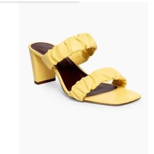 Staud Frankie Ruched Sandal with Box & Dust Bag